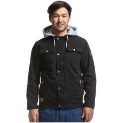 MEATFLY Męska kurtka Taras Cotton Jack et A- Black (rozmiar L). Czarne kurtki Meatfly, na jesień, l, bez wzorów, bez kaptura. W wyprzedaży za 212.00 zł.