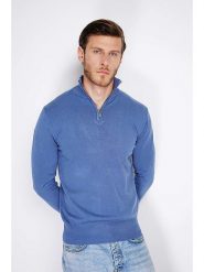 William de Faye Kardigan w kolorze niebieskim rozmiar: 44. Niebieskie swetry rozpinane William de Faye, bez wzorów, z kaszmiru, bez kołnierzyka, bez ramiączek. Za 173.99 zł.