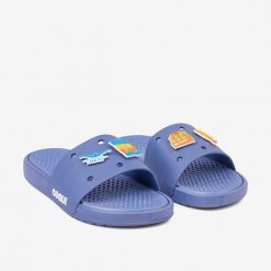 Klapki męskie Coqui. Niebieskie klapki Coqui, z materiału. Za 150.99 zł.