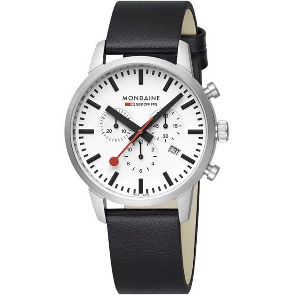Zegarek męski Mondaine MSD.41411.LBV, Quartz, 41mm, 5ATM. Szare zegarki mondaine, ze stali. Za 2,041.65 zł.