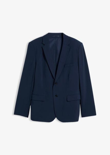 Marynarka ze stretchem, modern fit. Niebieskie garnitury bonprix, m, bez wzorów. Za 309.99 zł.