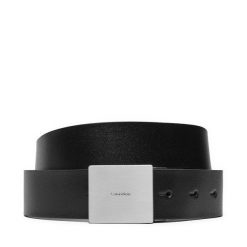 Pasek Męski Calvin Klein. Czarne paski CALVIN KLEIN, bez wzorów, casualowe. Za 179.99 zł.