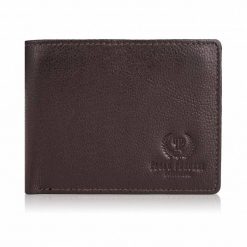 Portfel skórzany PAOLO PERUZZI T-76-BR brązowy. Brązowe portfele Paolo Peruzzi, bez wzorów, z materiału. Za 49.99 zł.