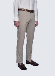 PAKO LORENTE – Męskie basicowe spodnie w kolorze khaki P23SB-WX-005-Z-0. Brązowe spodnie materiałowe Pako Lorente, na co dzień, l, bez wzorów, z bawełny, casualowe, długie. Za 89.99 zł.