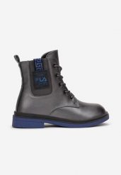 Szare Botki Metaliczne Sznurowane Hamidah. Szare szaliki Born2be, z aplikacjami, z jeansu. Za 169.99 zł.