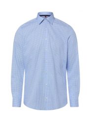 Finshley & Harding koszula biznesowa Mężczyźni Slim Fit Bawełna (100%) niebieski, 39. Niebieskie koszule Finshley & Harding, m, bez wzorów, z bawełny, bez kołnierzyka, bez ramiączek. Za 179.95 zł.