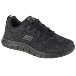 Buty treningowe męskie, Skechers Track - Front Runner. Czarne buty treningowe Skechers, bez wzorów, z tkaniny. Za 249.99 zł.