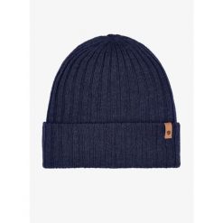 Czapka Fjallraven Byron Hat Thin - dark navy. Niebieskie czapki zimowe Fjällräven, bez wzorów. Za 177.99 zł.