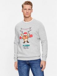 Jack&Jones Bluza 12247523 Szary Standard Fit. Szare bluzy Jack&Jones, m, bez wzorów, z bawełny, bez kaptura. Za 99.99 zł.