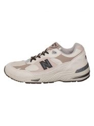 New Balance Skórzane sneakersy "991" w kolorze beżowym rozmiar: 44. Brązowe buty sportowe casual New Balance, bez wzorów, bez zapięcia. Za 644.41 zł.