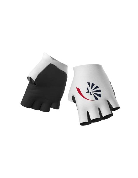 Rękawiczki rowerowe Alé Cycling Groupama FDJ. Białe rękawiczki ALÉ CYCLING, bez wzorów, z elastanu. Za 269.99 zł.