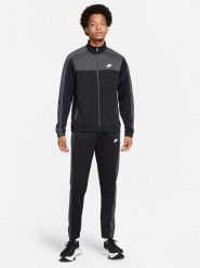 Nike Strój sportowy w kolorze czarnym rozmiar: M. Czarne spodnie treningowe długie Nike, m, bez wzorów. Za 309.63 zł.