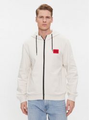 Hugo Bluza Daple212 50447972 Biały Regular Fit. Białe bluzy Hugo, m, bez wzorów, z bawełny, bez kaptura. Za 319.99 zł.