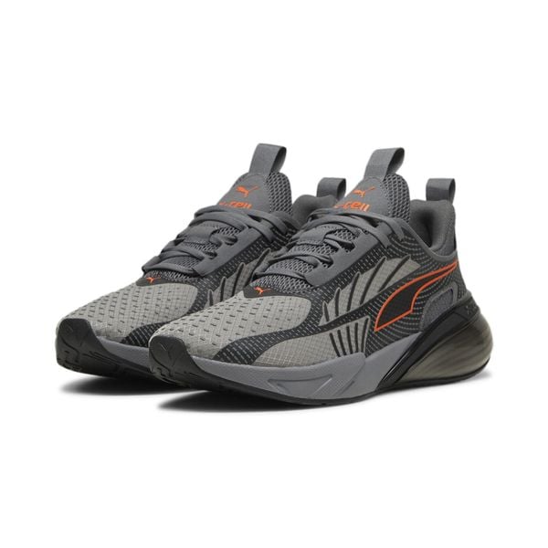 Buty do biegania unisex PUMA X-Cell Action. Brązowe buty do biegania Puma, bez wzorów, bez zapięcia, do biegania. Za 262.99 zł.