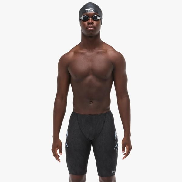 Spodenki pływackie męskie TYR M ENG JAM TRITON. Brązowe krótkie spodenki sportowe TYR, l, bez wzorów, z materiału. Za 149.99 zł.