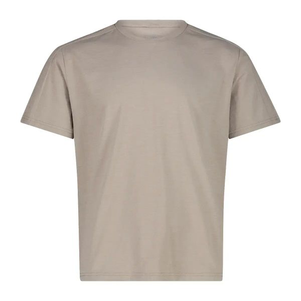 Lekki kompresyjny T-shirt z poliestru CMP. Brązowe odzież kompresyjna CMP, m, bez wzorów, z materiału. Za 163.50 zł.