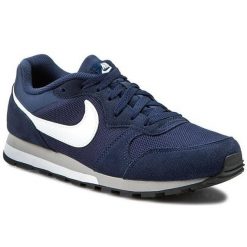 Buty męskie Nike Md Runner 2. Niebieskie buty do biegania Nike, bez wzorów, z zamszu, bez zapięcia, do biegania, nike md runner. Za 390.00 zł.