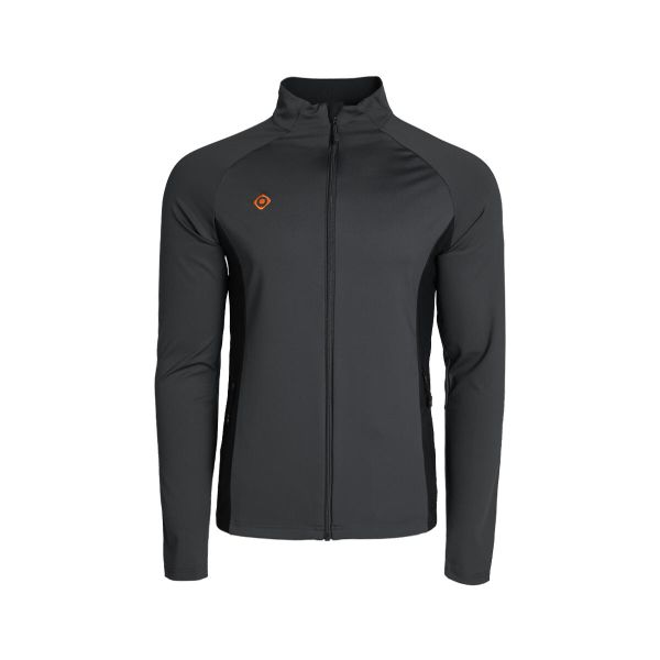 Kurtka polarowa męska Denver Stretch, dwuelastyczna, wiatroszczelna i oddychając. Szare kurtki Izas, m, bez wzorów, z nylonu, bez kaptura. Za 252.13 zł.