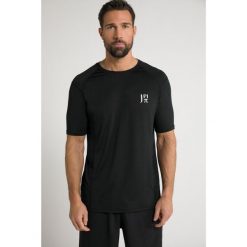 Męska Koszulka funkcyjna FLEXNAMIC® fitness rękaw 1/2 QuickDry. Czarne bluzki z długim rękawem JAY-PI, m, bez wzorów, z elastanu, bez kołnierzyka, bez ramiączek. Za 139.99 zł.