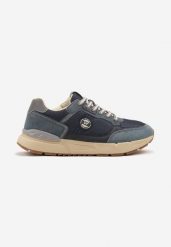 Granatowe Skórzane Buty Sportowe Sneakersy z Naszywkami Tellirisse. Niebieskie buty sportowe casual Born2be, z aplikacjami, z jeansu, bez zapięcia. W wyprzedaży za 175.99 zł.