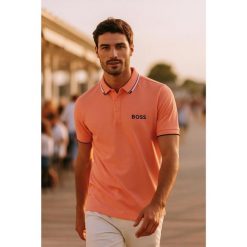 Koszulka polo BOSS Paddy Pro czerwony (50469102-649). Czerwone t-shirty sportowe Boss, bez wzorów, bez ramiączek. Za 349.00 zł.