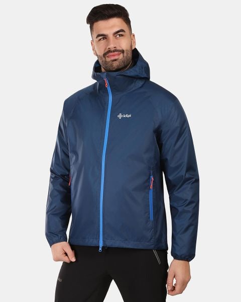 Outdoorowa wodoodporna kurtka Kilpi JALUU-U. Niebieskie kurtki Kilpi, xl, bez wzorów, z materiału, bez kaptura. Za 292.95 zł.