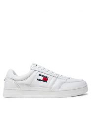 Tommy Jeans Sneakersy Tjm The Greenwich New Ess EM0EM01574 Biały. Białe buty sportowe casual Tommy Jeans, bez wzorów, z jeansu, bez zapięcia. Za 309.99 zł.