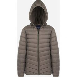 Ciemnozielona Kurtka Pikowana z Kapturem Minae. Zielone kurtki Born2be, m, bez wzorów, z jeansu, z kapturem. W wyprzedaży za 159.99 zł.