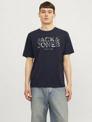 Jack & Jones Koszulka w kolorze granatowym rozmiar: S. Niebieskie bezrękawniki Jack & Jones, s, bez wzorów, z bawełny, bez kołnierzyka, bez ramiączek. Za 43.99 zł.