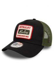 New Era Czapka z daszkiem Patch Trucker 60595459 Czarny. Czarne czapki z daszkiem New Era, bez wzorów, z materiału. Za 129.99 zł.