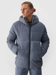 4F Kurtka narciarska w kolorze szaro-niebieskim rozmiar: XL. Niebieskie kurtki narciarskie i snowboardowe 4F, m, bez wzorów, narciarskie. Za 192.79 zł.