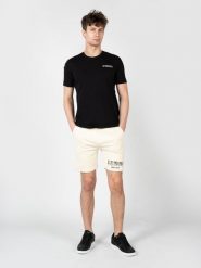 Iceberg T-Shirt "C-Neck" | F0256307 | Mężczyzna | Czarny. Czarne t-shirty ICEBERG, m, bez wzorów, z bawełny, bez kołnierzyka, bez ramiączek. W wyprzedaży za 499.00 zł.