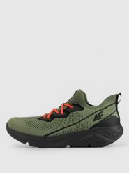 4F Niskie sneakersy wsuwane VELOCORE 2.0 męskie - khaki 43. Brązowe buty sportowe casual 4F, bez wzorów, z dzianiny, bez zapięcia. Za 299.99 zł.