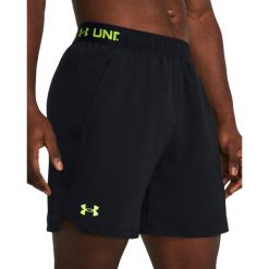 Spodenki Under Armour UA VANISH, Mężczyźni. Czarne szorty Under Armour, m, bez wzorów, z poliesteru, sportowe. Za 191.65 zł.