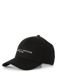 Tommy Hilfiger czapka z daszkiem Mężczyźni Bawełna czarny, ONE SIZE. Czarne czapki z daszkiem Tommy Hilfiger, bez wzorów, z bawełny. Za 199.95 zł.