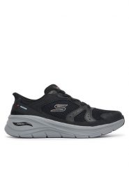 Skechers Sneakersy Arch Fit 3.0 - Kaliver 233402 Czarny. Czarne buty sportowe casual Skechers, bez wzorów, z materiału, bez zapięcia. Za 519.99 zł.