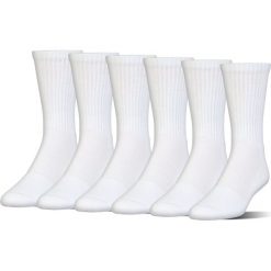 Under Armour Skarpety męskie CHARGED COTTON 2.0 CREW szare r. 36-41 (1312461-025). Skarpetki sportowe marki Under Armour. Za 73.20 zł.