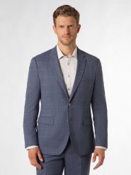 BOSS marynarka od garnituru modułowego Mężczyźni Regular Fit Wełna niebieski, 48. Niebieskie garnitury Boss, m, bez wzorów, z wełny. Za 949.95 zł.