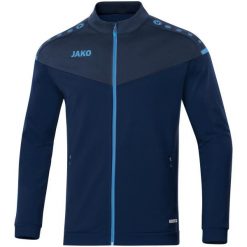 Kurtka Jako polyester Champ 2.0. Niebieskie kurtki JAKO, bez wzorów, bez kaptura. Za 160.00 zł.