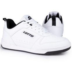 Buty męskie trampki sportowe Lotto TOCO BC. Białe trampki Lotto, l, bez wzorów, bez zapięcia. Za 139.00 zł.