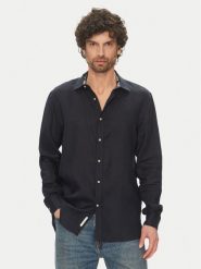 Liu Jo Koszula QA5097 T4359 94013 Granatowy Regular Fit. Niebieskie koszule Liu Jo, m, bez wzorów, ze lnu, bez kołnierzyka, bez ramiączek. Za 499.99 zł.