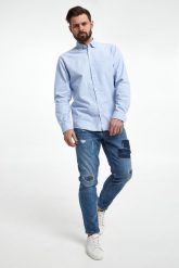 Koszula męska bawełniana Haven3-W JOOP! JEANS. Koszule JOOP! Jeans, m, bez wzorów, z bawełny, bez kołnierzyka, bez ramiączek. W wyprzedaży za 293.30 zł.