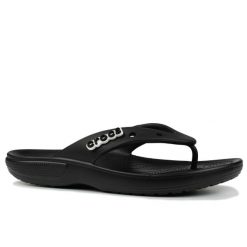 Klapki japonki męskie sportowe Crocs CLASSIC CROCS FLIP. Czarne klapki Crocs, z materiału. Za 109.00 zł.