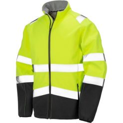 Kurtka Result Softshell polyester. Czarne kurtki RESULT, l, bez wzorów, z poliesteru, bez kaptura. Za 198.25 zł.