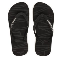 Japonki Emporio Armani. Czarne japonki Emporio Armani, bez wzorów. Za 319.99 zł.