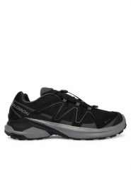Salomon Trekkingi Examotion Gtx L47943300 Czarny. Czarne buty trekkingowe Salomon, bez wzorów, z materiału, bez zapięcia. Za 639.99 zł.