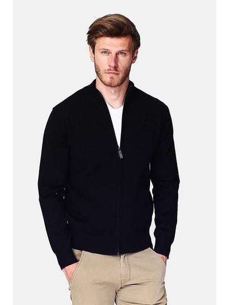 C& Jo Kardigan w kolorze czarnym rozmiar: 46. Czarne swetry rozpinane C& Jo, bez wzorów, z kaszmiru, bez kołnierzyka, bez ramiączek. Za 165.99 zł.