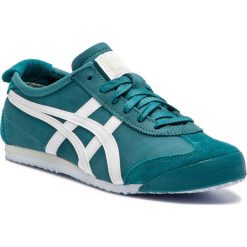 Sneakersy ASICS - ONITSUKA TIGER Mexico 66 1183A359 Spruce Green/White 301. Zielone buty sportowe casual ASICS, bez wzorów, z materiału, bez zapięcia. W wyprzedaży za 239.00 zł.