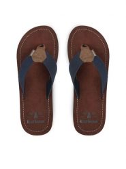 Barbour Japonki Toeman MBS0007NY98 Granatowy. Niebieskie japonki Barbour, bez wzorów, z syntetyku. Za 159.99 zł.