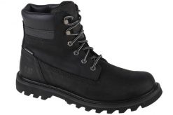 Buty do chodzenia męskie Caterpillar Cat Deplete WP Watwerproof. Czarne buty turystyczne CATerpillar, na zimę, bez wzorów, z materiału, za kostkę, bez zapięcia, trekkingowe. Za 671.00 zł.